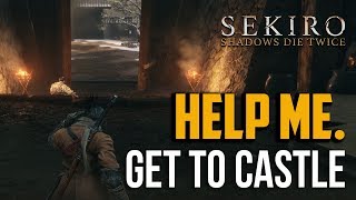 Sekiro  How to Get Back Into Ashina Castle Cant Fast Travel [upl. by Lyons]