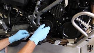 BMW F650GS Touratech 16 Tooth Front Sprocket Installation [upl. by Brandi]