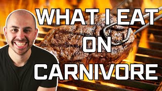 What I eat on the Carnivore Diet with amazing results  Ep 29 [upl. by Nerdna]