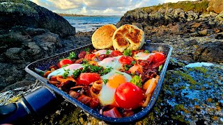 The Best Breakfast in the World ASMR Outdoor Cooking [upl. by Eninaej]