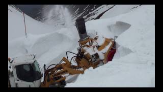 Bantel Liebherr 524 mit Zaugg Schneefräse [upl. by Aehsel]