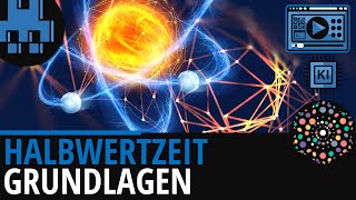 Halbwertzeit Grundlagen│Physik Lernvideo│Learning Level Up KI [upl. by Vernita]