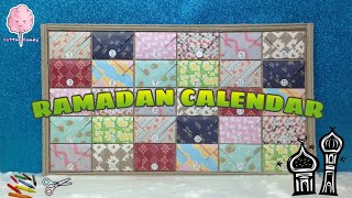 TUTORIAL RAMADAN  CARA MEMBUAT KALENDER RAMADAN  HOW TO MAKE RAMADAN CALENDAR  Cotton Candy [upl. by Jegger]