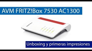 AVM FRITZBox 7530 Conoce este nuevo router con WiFi AC1300 [upl. by Merton]