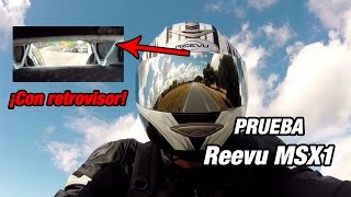 Casco Reevu MSX1 con retrovisor Prueba a fondo FullHD [upl. by Aicekan797]