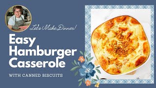 Hamburger Casserole with Canned Biscuits Stack a Roll Stroganoff [upl. by Tymes810]