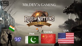 Rise Of Nations  Mr DEVa Gaming is Live  2024  Road to 500 Subscribers [upl. by Nevram134]