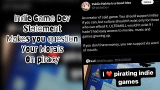 Hakita Tweet Reaction Regarding Pirating Games [upl. by Ingles]