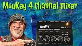 MouKey MAMX1 4channel audio mixer [upl. by Beckerman]