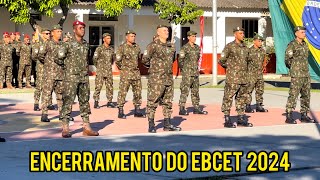 Formatura de Encerramento do Estágio de Cabo Especialista Temporário 2024 da Brigada Paraquedista 🦅 [upl. by Rialc164]