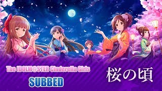 【デレステ】Idolmster Cinderella Girls Starlight Stage Sakura no Koro 桜の頃 Subtittles [upl. by Nesmat]