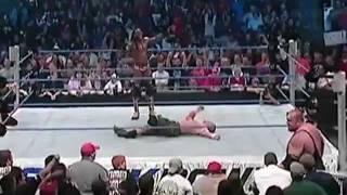 Cena and Batista vs Big show and Booker t 2mp4 [upl. by Hayott]