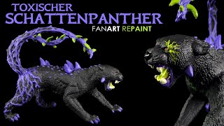 Schleich ® Eldrador ® Creatures  Toxischer Schattenpanther  OOAK 2024 Repaint amp Vergleich [upl. by Eicyal]