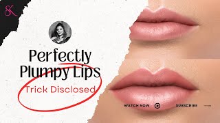 How to Apply Lipstick Properly for Perfectly Plump Lips  StepbyStep Tutorial [upl. by Aicilav]