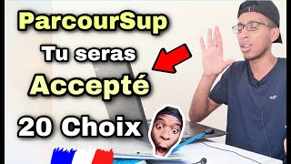 PARCOURSUP POUR LES ÉTUDIANTS ÉTRANGERS  Avec 20 CHOIX DÉCOLE  Études en France [upl. by Airasor439]