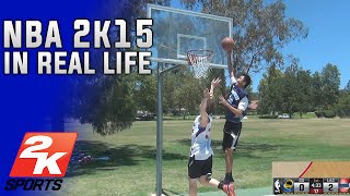 NBA 2K15 IN REAL LIFE [upl. by Ttreve]