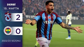 Trabzonspor 20 Fenerbahçe  15 Hafta  202223 [upl. by Neu328]