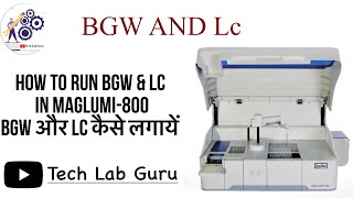 BGW AND LC कैसे लगायें MAGLUMI800 machine me [upl. by Ainuj28]