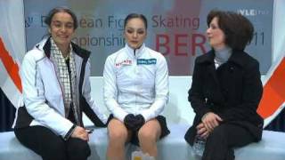 Sarah Meier  Free Program  2011 European Figure Skating Championships [upl. by Carry881]