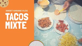 tacos mixte طاكوس مكست بصلصة سريعة كيجي خطير [upl. by Gosnell693]