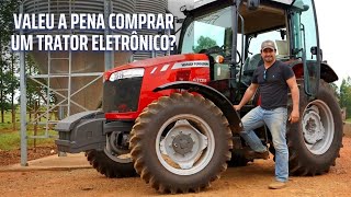 UM ANO COM O TRATOR ELETRÔNICO VALEU A PENA COMPRAR UM FALEI TUDO PARA O ESPECIALISTA DA MASSEY [upl. by Saeger470]