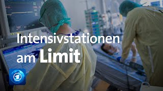 Intensivstationen Dritte CoronaWelle erreicht Krankenhäuser [upl. by Yllier]