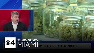 Tonight CBS News Miami to host debate on Amendment 3 recreational marijuana [upl. by Winser]