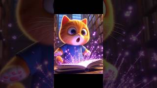 Cat Finds A STRANGE MAGICAL BOOK 😱😭 cat cats [upl. by Cresa]