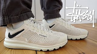 THESE ARE SO SLEPT ON  STUSSY NIKE AIR MAX 2013 REVIEW amp ON FEET [upl. by Epilef]