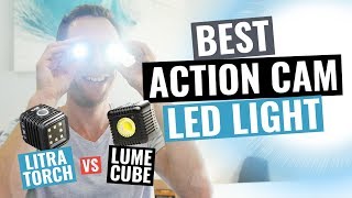 Best Portable Action Camera Video Light Litra Torch vs Lume Cube Review [upl. by Ecirtnas]