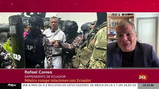 ElMashiEnMedios  Entrevista a Rafael Correa en Televisión Española [upl. by Sib]