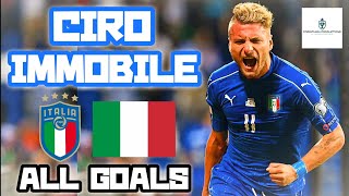 Ciro Immobile  All 10 Goals for Italy 20142020 [upl. by Divan577]