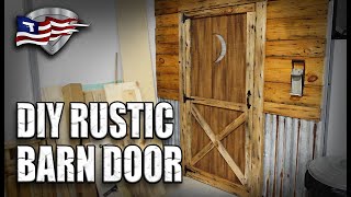 How To Build An Easy DIY Rustic Barn Door [upl. by Pillihp900]