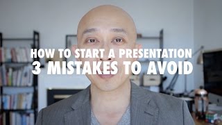 How to Start a Presentation  Mistakes to Avoid [upl. by Iggem]