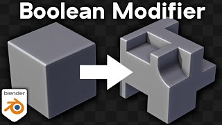 How to Use the Boolean Modifier in Blender Tutorial [upl. by Cirdek]