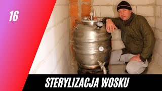 Sterylizacja wosku pszczelego w autoklawie Polski Miodek [upl. by Makell396]