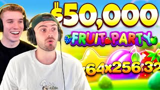 Chilling With 50000 On FRUIT PARTY [upl. by Ybbob943]