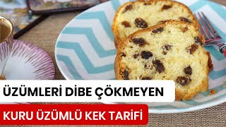 Üzümleri Dibe Çökmeyen Kuru Üzümlü Kek Tarifi  Kevserin Mutfağı Yemek Tarifleri [upl. by Lebasiram]