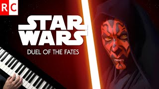 Duel of the Fates  Darth Maul Theme Piano Cover Star Wars [upl. by Retnuh]