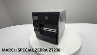 ZEBRA ZT230 PRINTER [upl. by Leinto]