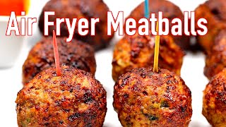 The Most Savory Air Fryer Meatballs A Recipe Secret [upl. by Idalina]