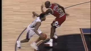 Allen Iverson Crosses Up Michael jordan [upl. by Annaik841]