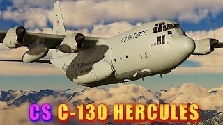 Captain Sim C130 Hercules  Model Details  MSFS 4K [upl. by Narcis393]