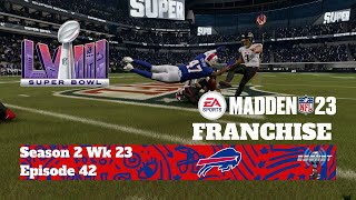 Super Bowl vs Falcons  Madden ‘23  Buffalo Bills Franchise  EP 42 Season 2 [upl. by Rossi]