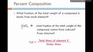 Molar Mass and Percent Composition [upl. by Leyes556]