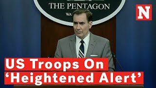 Pentagon Places 8500 US Troops On ‘Heightened Alert’ As UkraineRussia Conflict Continues [upl. by Ahtibat859]