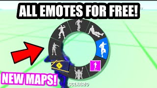 WORKING How To Get ANY Fortnite Emote For Free UPDATED EMOTE MAPS [upl. by Alesi]