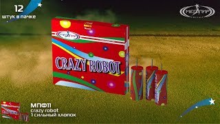 Петарды Мегапир Crazy Robot МПФ11 [upl. by Anitnuahs977]