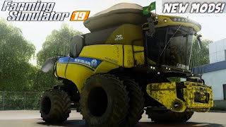 Apresentando Mods NEW HOLLAND CR SERIES PCMAC FS 19 [upl. by Asilrac]