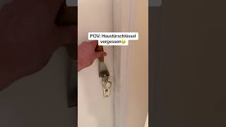 ￼ Haustürschlüssel vergessen 👍🏻🫣🤔haus electrician electric ￼ [upl. by Gravante]